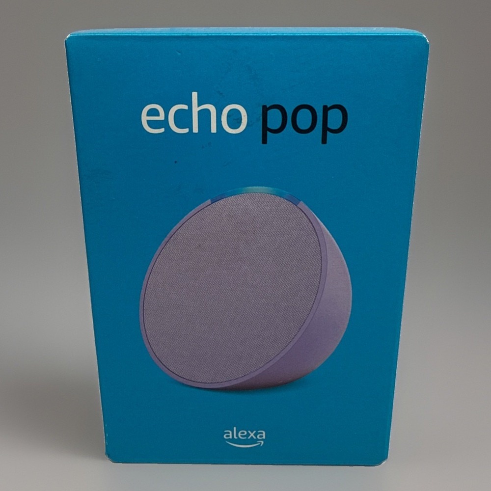 Amazon Echo Pop Alexa+ Speaker Lavender Bloom Purple Smart Bulbs C2H4R9 Sealed